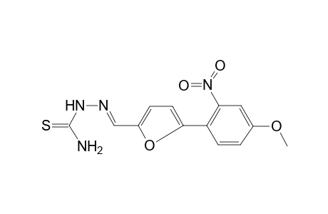 1-[(E)-[5-(4-methoxy-2-nitro-phenyl)furan-2-yl]methylideneamino]thiourea