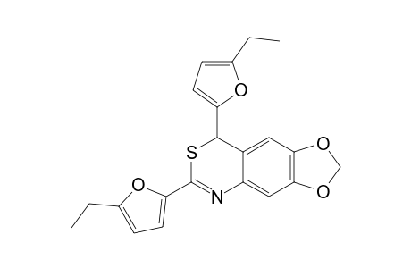 6,8-Bis(5-ethyl-2-furyl)-8H-[1,3]dioxolo[4,5-g][3,1]benzothiazine