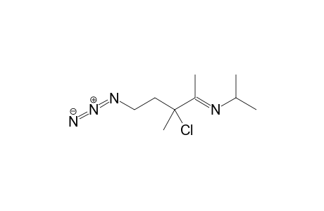 N-(5-Azido-3-chloro-3-methyl-2-pentylidene)isopropylamine