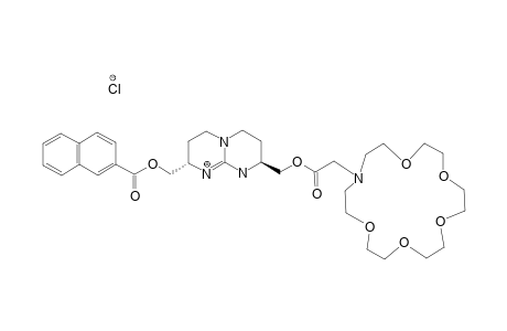 #1A;(2S,8S)-8-(NAPHTHALENE-2-CARBONYLOXYMETHYL)-2-(2-1,4,7,10,13)-PENTAOXA-16-AZACYCLOOCTADEC-16-YL-ACETOXYMETHYL)-3,4,6,7,8,9-HEXAHYDRO-2H-PYRIMIDO-[1,2-A]-PY