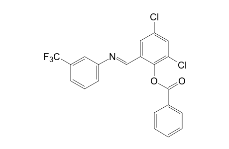 2,4-DICHLORO-6-[N-(alpha,alpha,alpha-TRIFLUORO-m-TOLYL)FORMIMIDOYL]PHENOL, BENZOATE