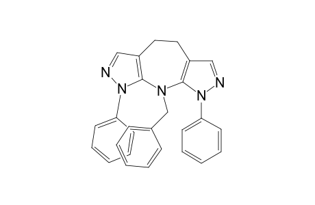 1H-Dipyrazolo[3,4-b:4',3'-f]azepine, 4,5,8,9-tetrahydro-1,8-diphenyl-9-(phenylmethyl)-