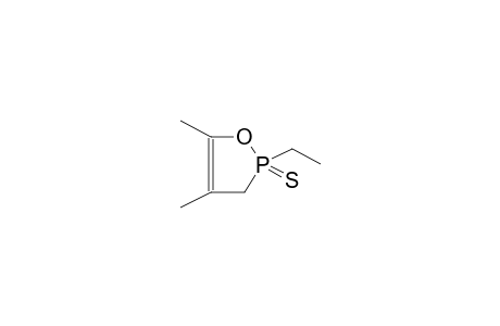 2-ETHYL-2-THIONO-4,5-DIMETHYL-1,2-OXAPHOSPHOL-4-ENE