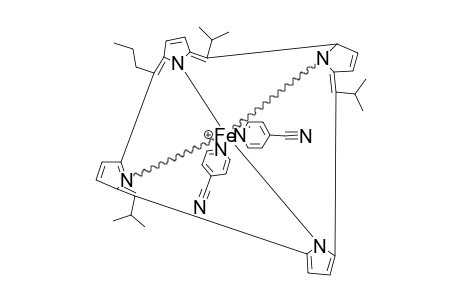 BIS-(4-CYANOPYRIDINE)-(MESO-PROPYL-TRIISOPROPYLPORPHYRINATO)-IRON-(III);FE(T(I)PRP)(4-CNPY)2