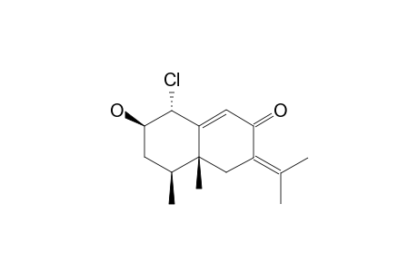 1-ALPHA-CHLORO-2-BETA-HYDROXY-EREMOPHIL-7(11),9-DIEN-8-ONE