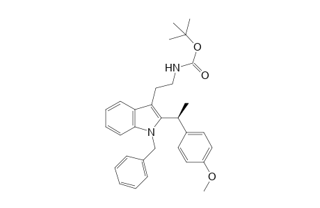 (S)-tert-Butyl {2-[1-Benzyl-2-(1-(4-methoxyphenyl)ethyl)-1H-indol-3-yl]ethyl}carbamate