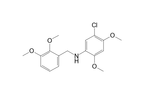 N-(5-chloro-2,4-dimethoxyphenyl)-2,3-dimethoxybenzylamine