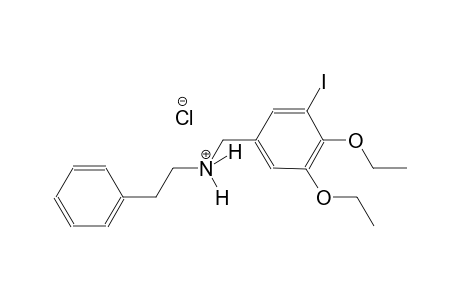 N-(3,4-diethoxy-5-iodobenzyl)-2-phenylethanaminium chloride