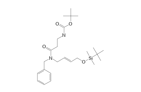 N-TERT.-BUTYLOXYCARBONYL-BETA-ALANYL-[N-BENZYL-N-[4-TERT.-BUTYLDIMETHYLSILYLOXY-(2E)-BUTEN-1-YL]]-AMIDE;MAJOR-ROTAMER