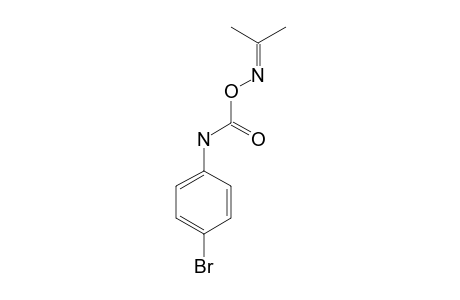 acetone, O-[(p-bromophenyl)carbamoyl]oxime