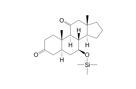 5.ALPHA.-ANDROSTAN-7.BETA.-OL-3,11-DIONE-TRIMETHYLSILYL ETHER