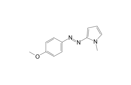 2-[(p-methoxyphenyl)azo]-1-methylpyrrole