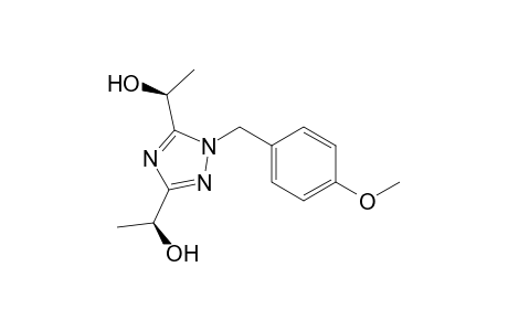 (1S)-1-[1-[(4-methoxyphenyl)methyl]-5-[(1S)-1-oxidanylethyl]-1,2,4-triazol-3-yl]ethanol