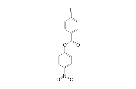 p-fluorobenzoic acid, p-nitrophenyl ester