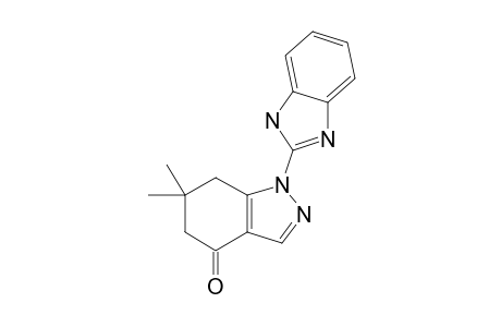 6,6-DIMETHYL-1-(2-BENZIMIDAZOLYL)-4-OXO-4,5,6,7-TETRAHYDROINDAZOLE