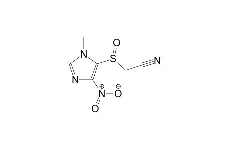 acetonitrile, [(1-methyl-4-nitro-1H-imidazol-5-yl)sulfinyl]-