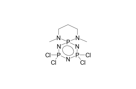 SPIRO[4,4,6,6-TETRACHLOROCYCLOTRIPHOSPHAZENE-2,2'-(1',3'-DIMETHYL-1',3',2'-DIAZAPHOSPHORINANE)]