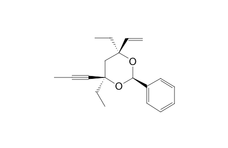 (4S,6S)-4,6-DIETHYL-2-PHENYL-4-PROP-1-YNYL-6-VINYL-1,3-DIOXANE