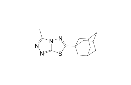 [1,2,4]Triazolo[3,4-b][1,3,4]thiadiazole, 3-methyl-6-tricyclo[3.3.1.1(3,7)]dec-1-yl-