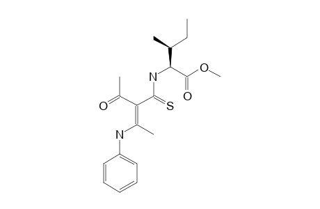 METHYL-(S,S)-(-)-2-(2-ACETYL-3-(PHENYLAMINO)-BUT-2-ENETHIOYLAMINO)-3-METHYLPENTANOATE