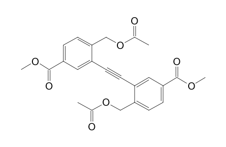 Dimethyl 4,4'-bis[acetoxymethyl]-3,3'-ethynediyldibenzoate