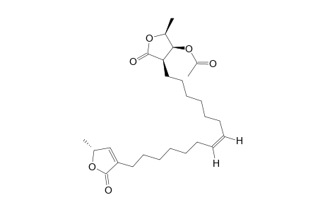 13,14-DEHYDRO-HOMO-ANCEPSENOLIDE-ACETATE