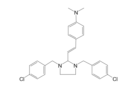 benzenamine, 4-[(E)-2-[1,3-bis[(4-chlorophenyl)methyl]-2-imidazolidinyl]ethenyl]-N,N-dimethyl-