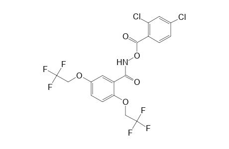 N-[2,5-BIS(2,2,2-TRIFLUOROETHOXY)BENZOYL]-O-(2,4-DICHLOROBENZOYL)HYDROXYLAMINE