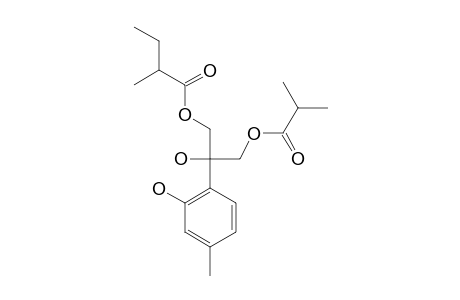 8-Hydroxy-9-[(isobutyryl)oxy]-10(2)-methylbutyryl-thymol