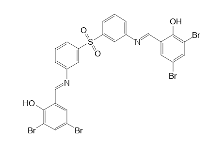 2,2'-{SULFONYLBIS[(m-PHENYLENENITRILO)METHYLIDYNE]}BIS[4,6-DIBROMOPHENOL]