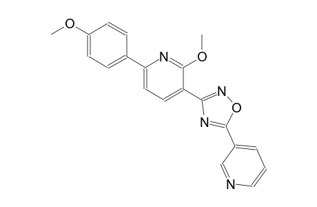 Pyridine, 2-methoxy-6-(4-methoxyphenyl)-3-[5-(3-pyridinyl)-1,2,4-oxadiazol-3-yl]-