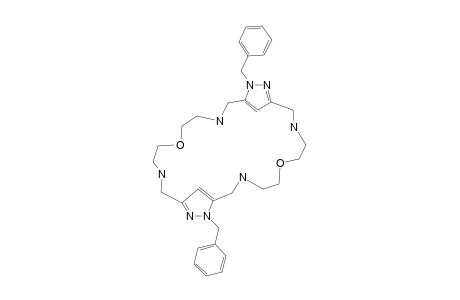 13,26-DIBENZYL-6,19-DIOXA-3,9,12,13,16,22,25,26-OCTAAZATRICYCLO-[22.2.1.1(11,14)]-OCTACOSA-1(27),11,14(28),24-TETRAENE