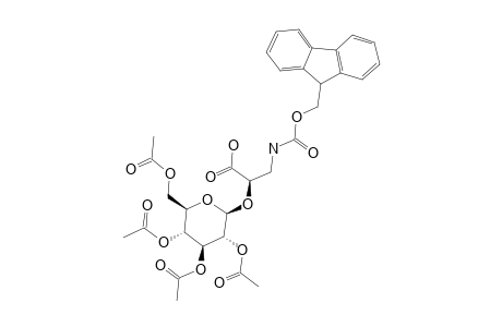 3-[(9-FLUORENYLMETHOXYCARBONYL)-AMINO]-2-(2S)-[(2,3,4,6-TETRA-O-ACETYL-BETA-D-GLUCOPYRANOSYL)-OXY]-PROPIONIC-ACID