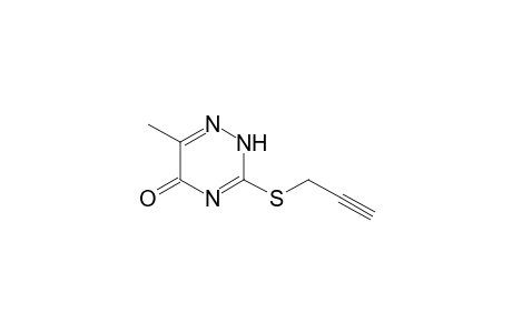 6-Methyl-3-propynylthio-1,2,4-triazin-5(2H)-one