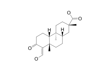 TAGALSIN_R;(5-S*,8-S*,9-S*,10-R*,13-S*)-18-HYDROXY-16-NOR-3-OXODOLABR-4-(18)-EN-15-OIC_ACID