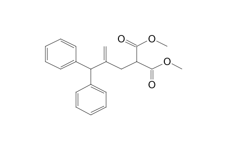 2-(2-benzhydrylallyl)malonic acid dimethyl ester