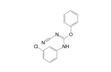 3-(m-chlorophenyl)-1-cyano-2-phenylpseudourea