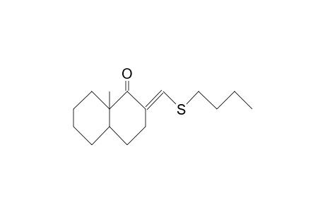 2(1H)NAPHTALENONE, 2-[(BUTYLTHIO)METHYLENE]OCTAHYDRO-8aMETHYL-