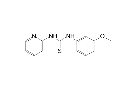 1-(m-methoxyphenyl)-3-(2-pyridyl)-2-thiourea