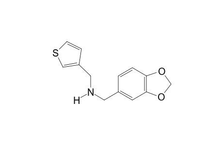 (2H-1,3-benzodioxol-5-ylmethyl)(thiophen-3-ylmethyl)amine