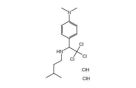 N^4,N^4-dimethyl-N^alpha-isopentyl-alpha-(trichloromethyl)toluene-alpha,4-diamine, dihydrochloride