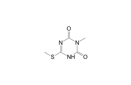 3-methyl-6-(methylthio)-s-triazine-2,4(1H,3H)-dione