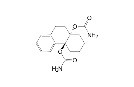 9a,10E-Dihydroxy-1,2,3,4,4a,9,10,10a-(trans-4a,10a)-octahydrophenanthrene dicarbamate