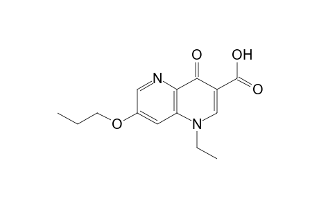 1,4-dihydro-1-ethyl-4-oxo-7-propoxy-1,5-naphthyridine-3-carboxylic acid