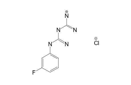 1-(m-fluorophenyl)biguanide, monohydrochloride