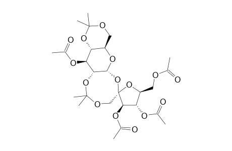 3,3',4',6'-TETRA-O-ACETYL-2,1':4,6-DI-O-ISOPROPYLIDENE-SUCROSE