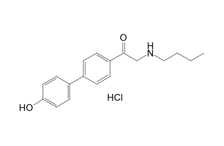 2-(butylamino)-4'-(p-hydroxyphenyl)acetophenone, hydrochloride