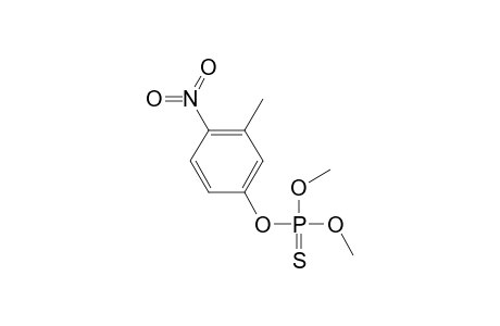 phosphorothioic acid, O,O-dimethyl O-4-nitro-m-tolyl ester