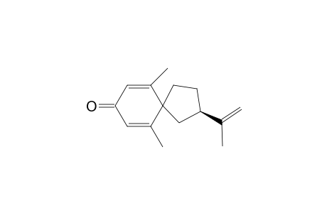 SPIROVETIVA-I(10),3,11-TRIEN-2-ONE