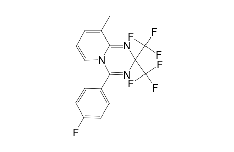 4-(4-Fluoro-phenyl)-9-methyl-2,2-bis-trifluoromethyl-2H-pyrido[1,2-a][1,3,5]triazine